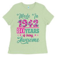 Matcha made in 1942, 80 years of being awesome kopya Ladies Tee - Jasminsmagicworld