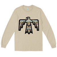 Mushroom Western Green Aztec Thunderbird Long Sleeve Tee - Bettercallsaul
