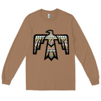 Toasted Coconut Western Green Aztec Thunderbird Long Sleeve Tee - Bettercallsaul