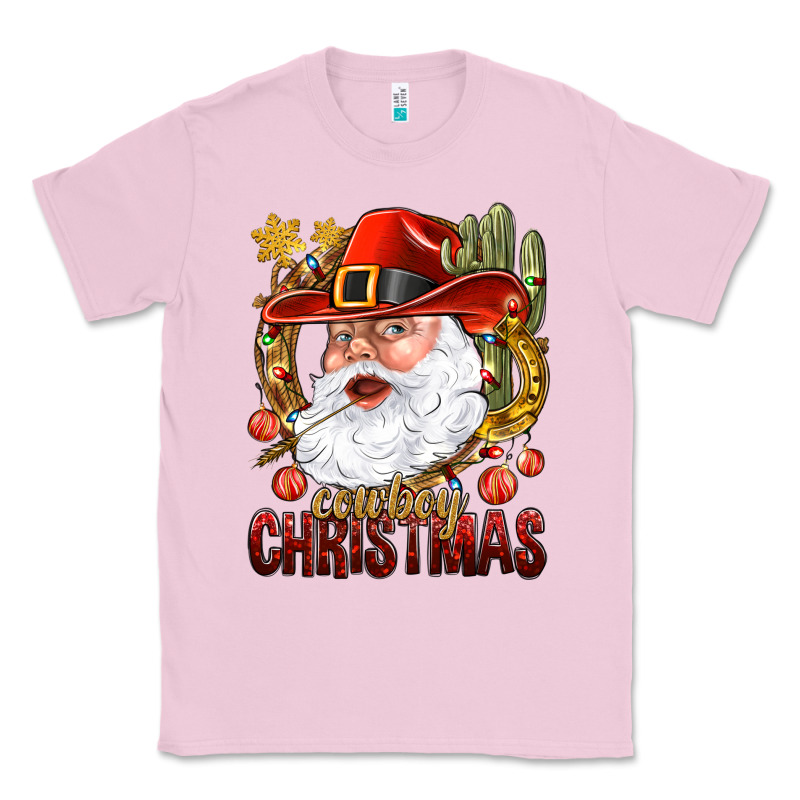 Cowboy Christmas Santa Classic Tee by BundleAndBundleShop | Teevron