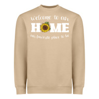 Mushroom welcome to our Home Sunflower Heavyweight Sweatshirt - Bettercallsaul