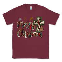 Burgundy merry christmas Classic Tee - JahusDesignShop