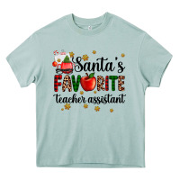 Arona santa's favorite teacher assistant Heavy Core Tee - AdoDesignShop