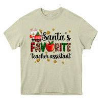Mossy santa's favorite teacher assistant Heavy Core Tee - AdoDesignShop
