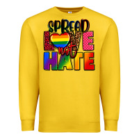 Lemon spread love not hate Premium Sweatshirt - FaDigitalArtStudio