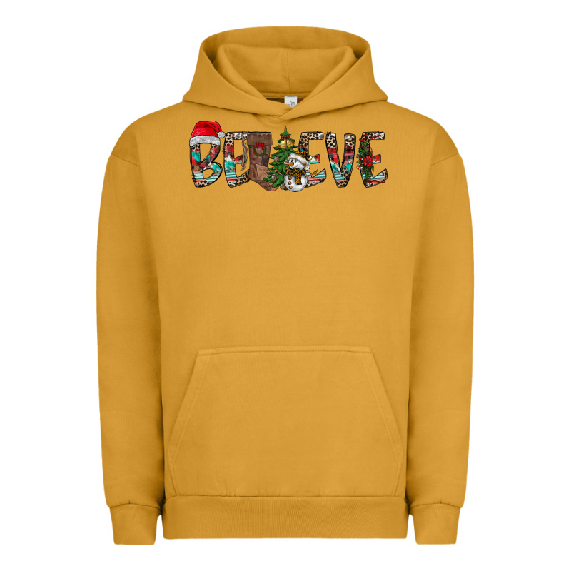 Believe Christmas Urban Hoodie by CowhideDigitalArt | Teevron