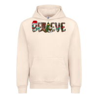 Sandshell Believe Christmas Urban Hoodie - CowhideDigitalArt