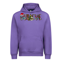 Tulip Believe Christmas Urban Hoodie - CowhideDigitalArt