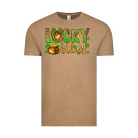 St. Patricks Day Lucky Vibes Vintage Tee | Teevron