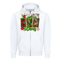 White cna  certified nursing assistant claus Zipper Hoodie - CowGirlArtShop