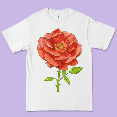 All A Twitter Rose Premium Tee Designed By Lillyallendesigns