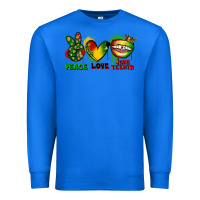 True Royal Peace love Juneteenth Premium Sweatshirt - FaDigitalArtStudio