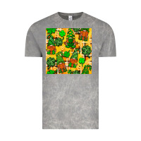 Cloud Rock St. Patricks gnomies seamless pattern Vintage Tee - BundleAndBundleShop