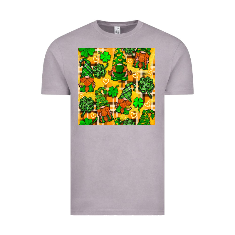 St. Patricks Gnomies Seamless Pattern Vintage Tee by BundleAndBundleShop | Teevron