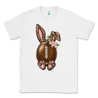 White American Football Easter Bunny Classic Tee - BundleAndBundleShop