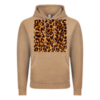 Vintage Coffee leopard seamless pattern bbs Vintage Hoodie - BundleAndBundleShop