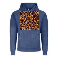 Vintage Denim leopard seamless pattern bbs Vintage Hoodie - BundleAndBundleShop