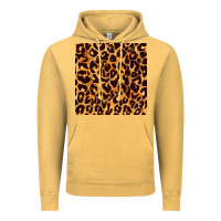 Vintage Mustard leopard seamless pattern bbs Vintage Hoodie - BundleAndBundleShop