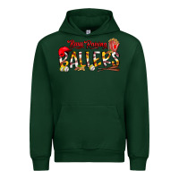 Forest Green busy raising ballers Urban Hoodie - CowhideDigitalArt