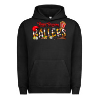 Pigment Black busy raising ballers Urban Hoodie - CowhideDigitalArt