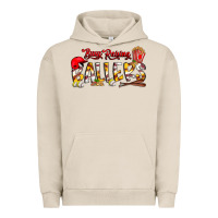Pigment French Oak busy raising ballers Urban Hoodie - CowhideDigitalArt