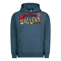 Pigment Midnight Navy busy raising ballers Urban Hoodie - CowhideDigitalArt