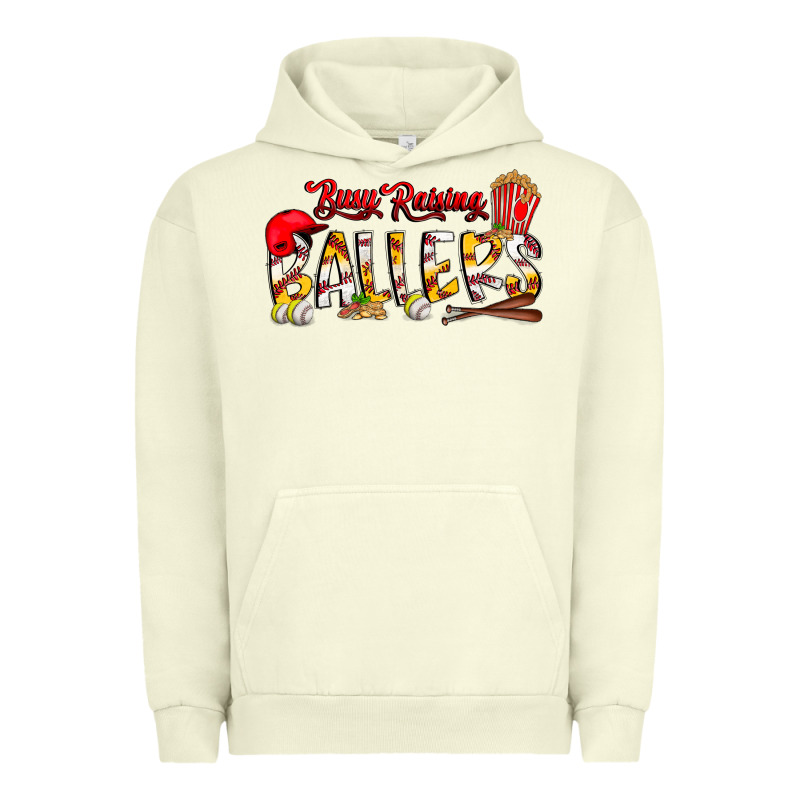 Busy Raising Ballers Urban Hoodie by CowhideDigitalArt | Teevron
