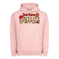 Pigment Salmon busy raising ballers Urban Hoodie - CowhideDigitalArt