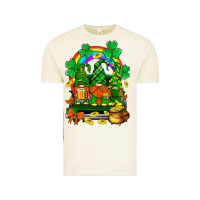 Vintage Arctic st. patricks gnomes truck with rainbow Vintage Tee - BundleAndBundleShop