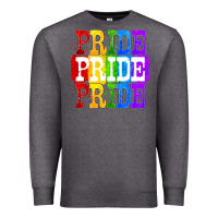 Charcoal Heather Pride pride pride Premium Sweatshirt - FaDigitalArtStudio