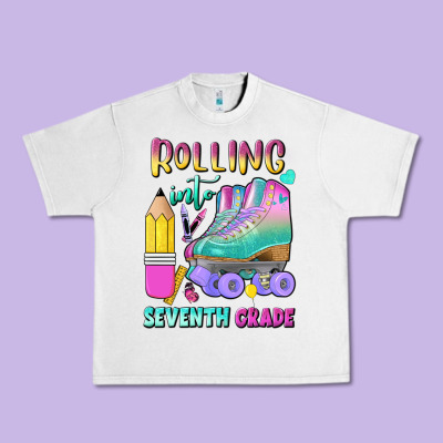 Rolling Into Seventh Grade Urban Heavy Tee Designed By Bundleandbundleshop