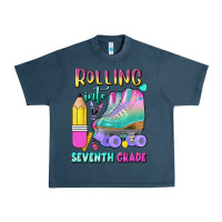 Midnight Navy rolling into seventh grade Urban Heavy Tee - BundleAndBundleShop