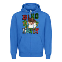 True Royal ho ho howdy santa Zipper Hoodie - CowGirlArtShop