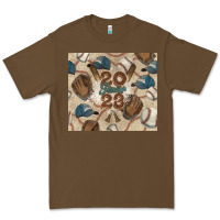 Cacao Baseball senior Premium Tee - NancyCooperArtShop
