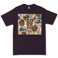 Plum Baseball senior Premium Tee - NancyCooperArtShop