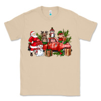 Mushroom Santa Snowman Reindeer Penguin Elf Christmas Truck Classic Tee - BundleAndBundleShop