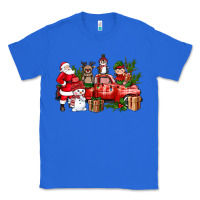 True Royal Santa Snowman Reindeer Penguin Elf Christmas Truck Classic Tee - BundleAndBundleShop