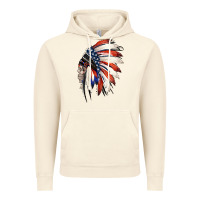 Vintage Artic 4th of July Indian Headdress Gypsy Spirit Skull Vintage Hoodie - Jasminsmagicworld