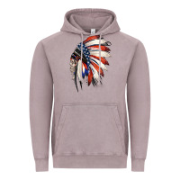 Vintage Zinc 4th of July Indian Headdress Gypsy Spirit Skull Vintage Hoodie - Jasminsmagicworld