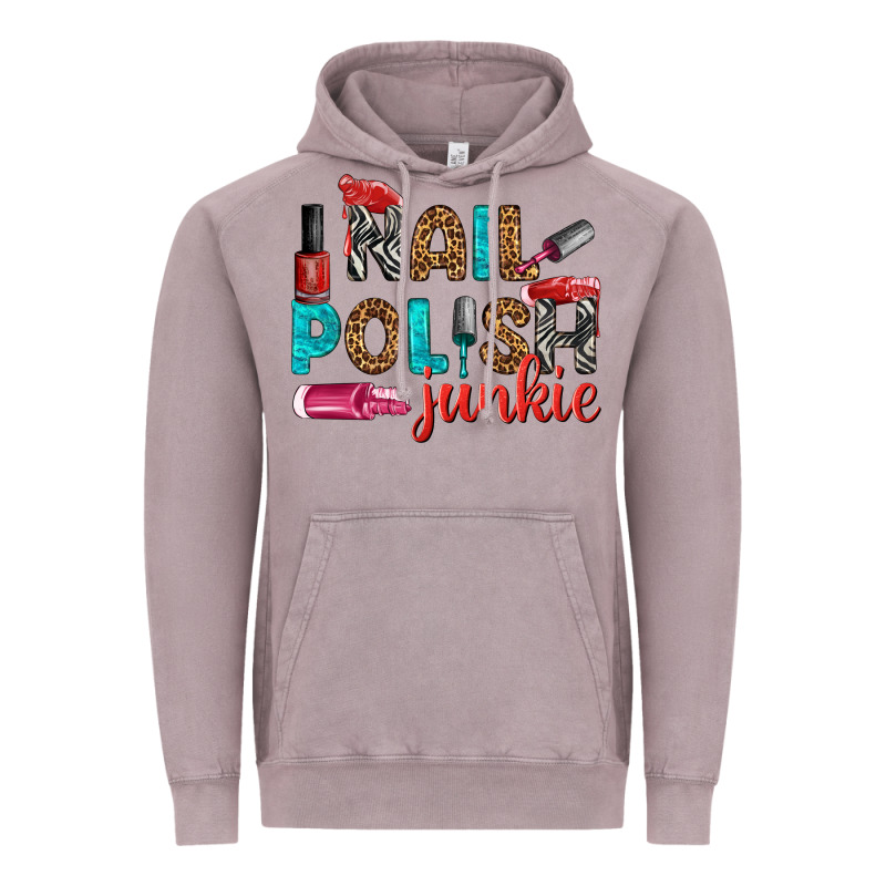 Nail Polish Junkie Bbs Vintage Hoodie by BundleAndBundleShop | Teevron