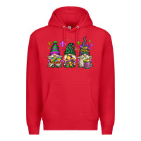 Red mardi gras gnomes Premium Hoodie - OliviaCreatesArt