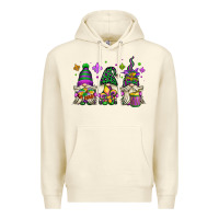 Sandshell mardi gras gnomes Premium Hoodie - OliviaCreatesArt