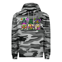 Slate Camo mardi gras gnomes Premium Hoodie - OliviaCreatesArt