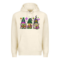 Tofu mardi gras gnomes Premium Hoodie - OliviaCreatesArt