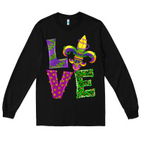 Black mardi gras love Long Sleeve Tee - RanaPortraitStore