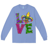 Colony Blue mardi gras love Long Sleeve Tee - RanaPortraitStore