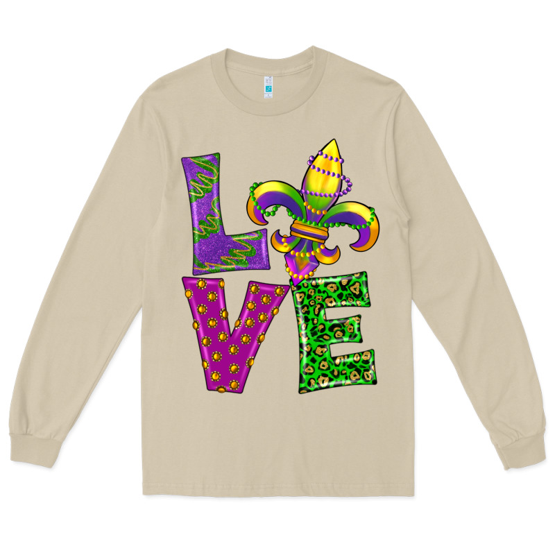 Mardi Gras Love Long Sleeve Tee by RanaPortraitStore | Teevron