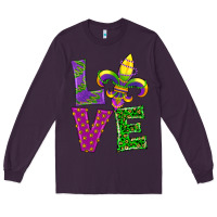 Plum mardi gras love Long Sleeve Tee - RanaPortraitStore