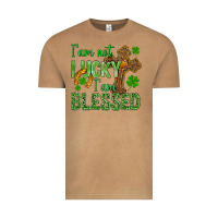 Vintage Camel I Am Not Lucky I Am Blessed St. Patricks Vintage Tee - BundleAndBundleShop