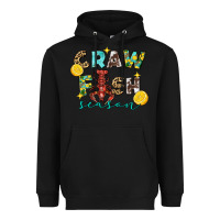 Black Crawfish season Heavyweight Hoodie - FaDigitalArtStudio
